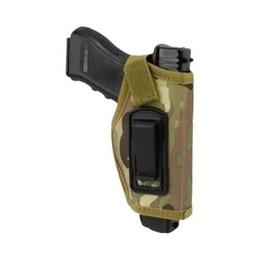 Imagem de Coldre Tático De Nylon Para P226 Beretta 92 Colt 1911 Com Clip De Cint