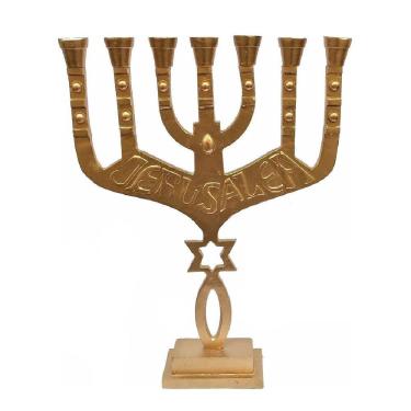 Imagem de Candelabro Sete Pontas - Menorah Grande