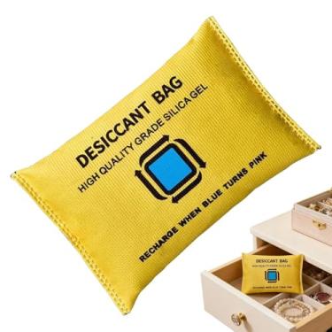 Imagem de Sachês Desumidificadores | 200g Desumidificador Recarregável De Longa Duração | Absorventes De Humidade Saco Desumidificador,Para Armário Cozinha Casa De Banho Quarto Despensa Porão Armário De