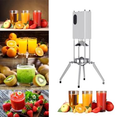Imagem de Espremedor de citrinos elétrico, espremedor de laranja em aço inoxidável e espremedor de toranja, espremedor de fruta comercial, adequado para locais comerciais e