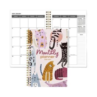 Imagem de Planejador Acadêmico A5 2026-2027, Organizador Semanal E Mensal, Cader