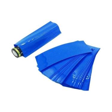 Imagem de Kit Com 100 Peças De Tubos Termoencolhíveis Planos De PVC Autoadesivos