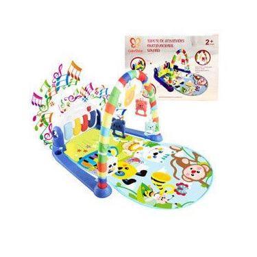 Imagem de Tapete de Atividades Musical com Piano Interativo e Móbiles para Bebê 