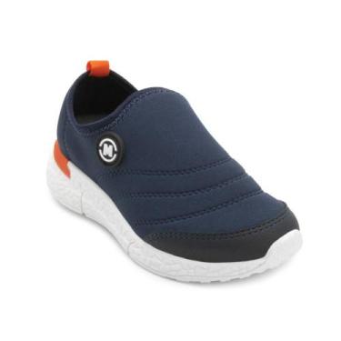 Imagem de Tênis Iate Molekinho MK25-28311, Marinho, Laranja, 32