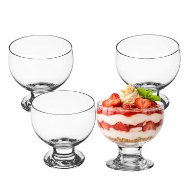 Imagem de Jogo 4 Taça De Sobremesa Sorvete Noruega De Vidro 250ml Class Home