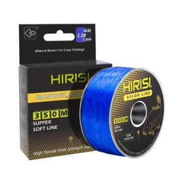 Imagem de Linha de pesca de nylon 350m 12LB-20LB monofilamento linha de pesca de