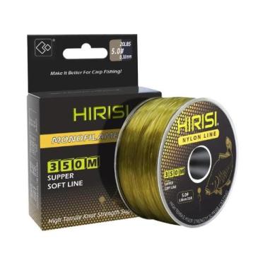 Imagem de Linha de pesca de nylon 350m 12LB-20LB monofilamento linha de pesca de