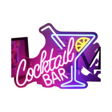 Imagem de Letreiro Neon USB Regulável Para Bar, Cafeteria, Pub, Casa, Caverna Do