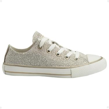 Imagem de Tênis Infantil Converse All Star Original Menina Feminino Fashion Brilho Glamour-Feminino