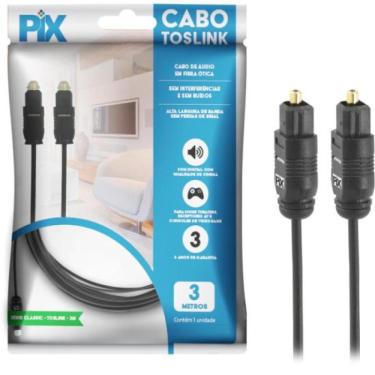 Imagem de Cabo Óptico Toslink Básic 3m Pix