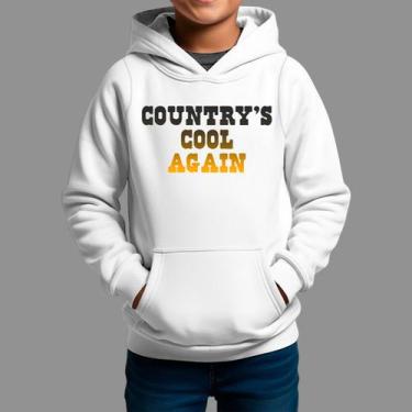 Imagem de Moletom Canguru Infantil Country Moda De Country confortável Tecido Ma