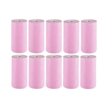 Imagem de Papel Para Impressora Térmica De Câmera Infantil 610 Rolos Mini Adesiv