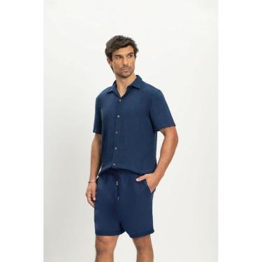 Imagem de Bermuda Masculina Em Linho Essendi-Masculino