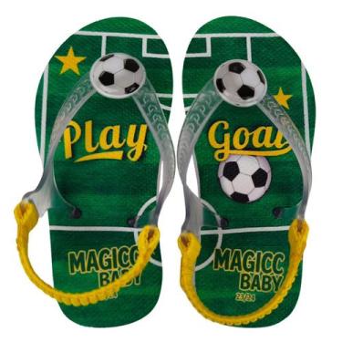 Imagem de Chinelo Bebe Menino Futebol Copa Do Mundo 2026 Sandalia Infantil Menin