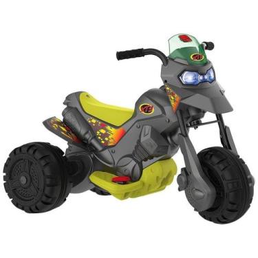Imagem de Moto Elétrica Bandeirante Infantil XT3 Até 25kg Cinza