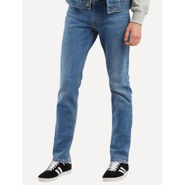Imagem de Calça Levis Jeans Masculina 511 Slim Stretch Washed Azul-Masculino
