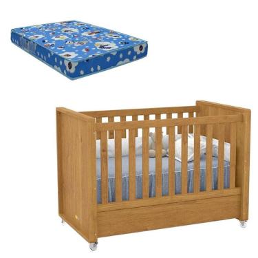 Imagem de Berço Americano Tutto New Freijó com Colchão Ortobom - Matic