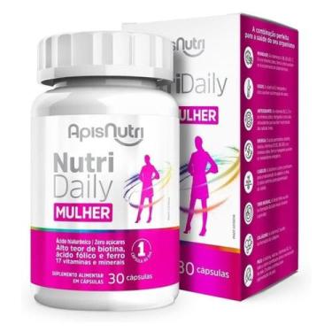 Imagem de NutriDaily Mulher Polivitamínico 500mg 30 Cps Apisnutri - SV