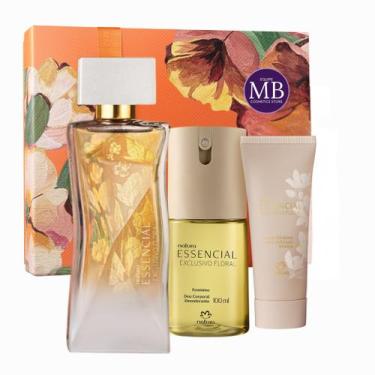 Imagem de Kit Presente Perfume Natura Essencial Exclusivo Floral