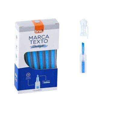 Imagem de Caneta marca-texto BRW Marca Texto Fluorescente Transparente com Traço