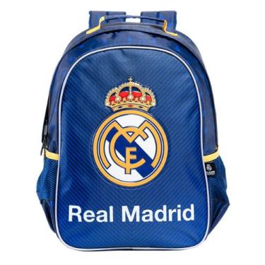 Imagem de Mochila Escolar de Costas Time Real Madrid 16672 Original