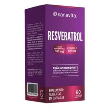Imagem de Resveratrol + Vitamina C - 60 caps - Sanavita-Unissex