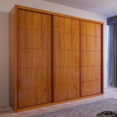Imagem de Guarda Roupa Casal Imperius 3 Portas Bom Pastor, Naturale