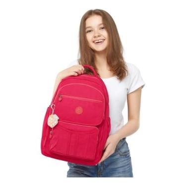 Imagem de Mochila Escolar Juvenil Leve Delicada Moderna Espaçosa Estilosa Blogue