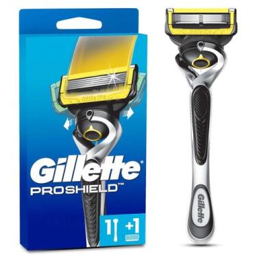 Imagem de Aparelho de Barbear Gillette Proshield com 5 Lâminas de Barbear 1 Unid