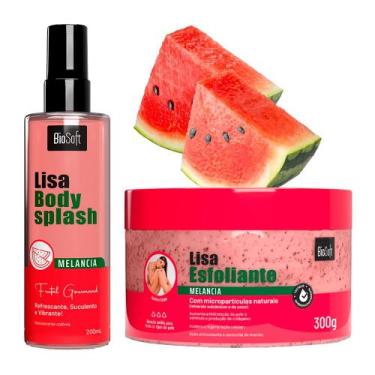 Imagem de Kit Body Splash Mist e Creme Esfoliante Melancia Facial e Corporal Bio
