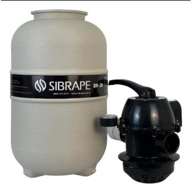 Imagem de Filtro de areia BR 30 para piscina até 30mil litros - Sibrape