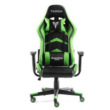 Imagem de Cadeira Gamer Targa Hero Pro, Com Almofadas, Reclinável, Descanso de B