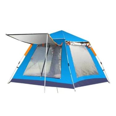Imagem de Barraca Camping Ozark 4 Pessoas 200x200cm Chalesco, Azul