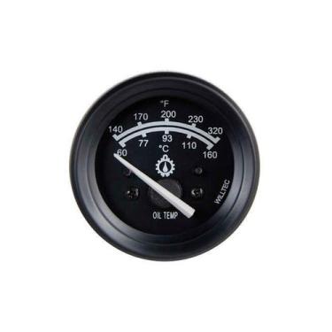 Imagem de Termômetro Elétrico Do Óleo 60-160º 24v Preto Willtec