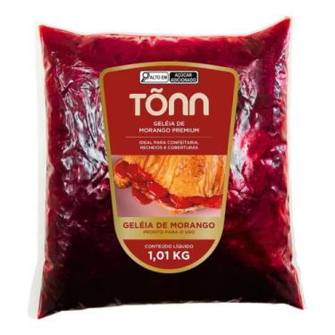 Imagem de Geléia De Morango 100% 1kg Tõnn Para Recheios E Coberturas