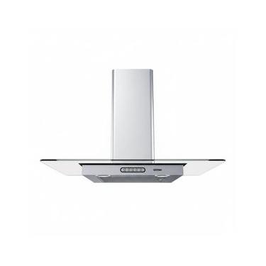 Imagem de Coifa de Parede Fogatti Vidro Reto Duto Slim 80cm Inox com Vidro Temperado Led Inox 110V