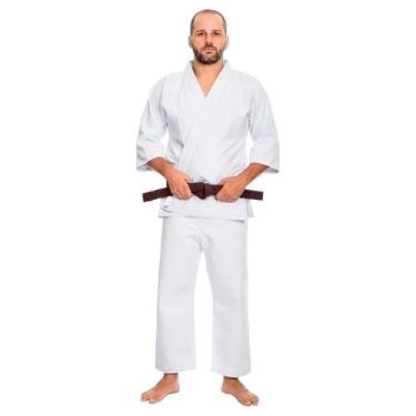 Imagem de Kimono Jiu Jitsu Trançado Adulto Branco - Pulmax, A4