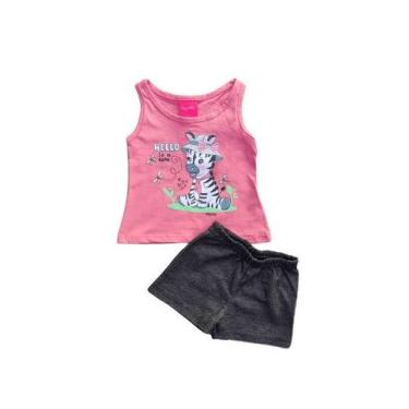 Imagem de Conjunto de bebê menina Kely&Kety-REF01.01.50065, Goiaba, Preto, P