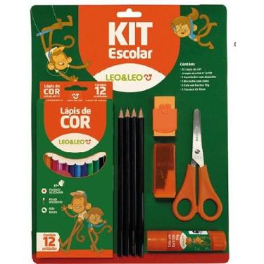 Imagem de Kit Escolar Com 20 Peças Caixa Com 6 - Leonora