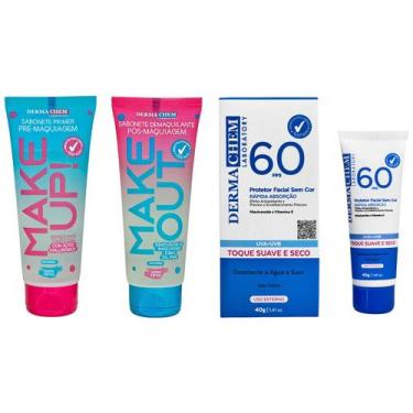 Imagem de Kit Sabonetes Demaquila Make Up/Out+Protetor Solar Dermachem