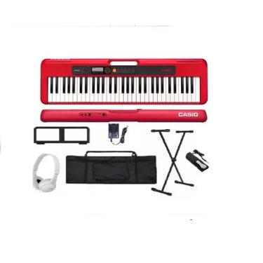 Imagem de Teclado Musical Casio Ct-s200 61 Teclas + Suporte + Capa - yamaha