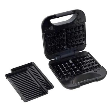Imagem de Grill/sanduicheira E Máquina Waffle 2 Em 1 Black+decker 220v