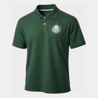 Imagem de Camisa Polo Palmeiras Alviverde Masculina - Betel Sport, Verde, P