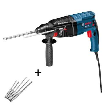 Imagem de Martelete Perfurador e Rompedor - GBH 2-24D - Kit 5 Brocas - 820W - 12