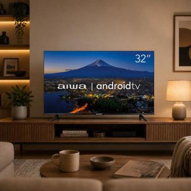 Imagem de TV Aiwa Android AWS-02-A Borda Infinita, 32"