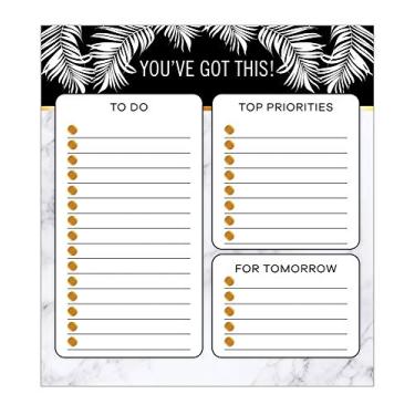 Imagem de Schoolgirl Style Simply Boho You Got This Notepad — Motivacional 14,6 cm x 16 cm artigos de papelaria para listas de tarefas diárias, listas de verificação, lembretes, notas (50 folhas) (151104)