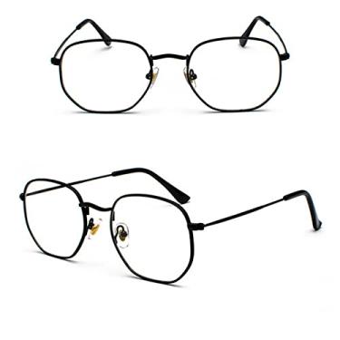 Imagem de Men Women Sunglasses Square Polygon Sun Glasses Designer Retro Shades Metal Frame Eyewear UV400,12,China