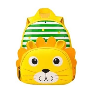 Imagem de Mochila Bolsa Infantil Crianças Animais Bebês Respirável, IBMKIDS (Leão)
