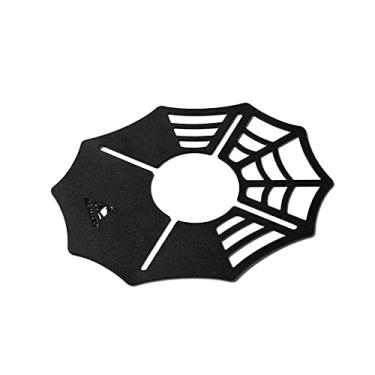 Imagem de Qudai Almofada de isolamento de forno Esteira de extremidade de forno Placa de ferro oca Panelas ao ar livre Camping Gases Pode Aquecer Placa de Isolamento para Queimadores SOTO 310