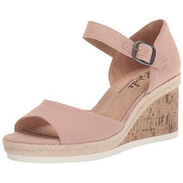 Imagem de LifeStride Sandália feminina Go for It Espadrille Wedge, Verdadeiro blush, 38